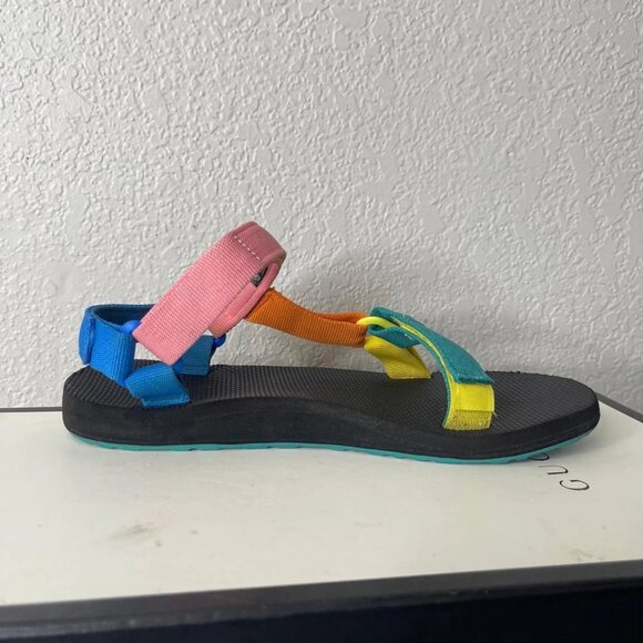 Teva Original Universal Sandals 90's Multi Color Strappy 1003987 Women's 9 US - Picture 2 of 10